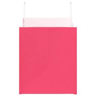 Хартиени торбички 250 бр с дръжки розови 32x22x24 см