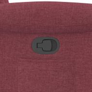 Стол реклайнер, виненочервен, текстил