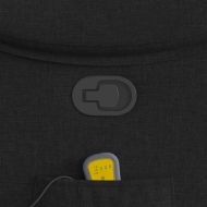 Масажен наклоняем стол, черен, текстил