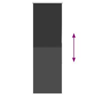 Ролетна щора Blackout Black 45x130 cm Ширина на плата 40,7 cm