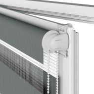 Зеброва щора 125x100 см Ширина на плата 120,9 см Полиестер