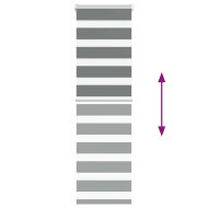 Зеброва щора 40x150 см ширина на плата 35,9 см полиестер