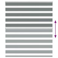 Зеброва щора 135x100 см Ширина на плата 130,9 см Полиестер