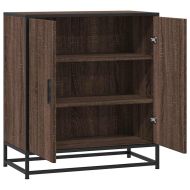 Бюфет Кафяв дъб 68x35x76 cm Изработена дървесина и метал