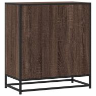 Бюфет Кафяв дъб 68x35x76 cm Изработена дървесина и метал