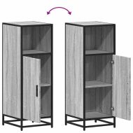 Шкаф за баня Grey Sonoma 35x37,5x100 cm Инженерна дървесина