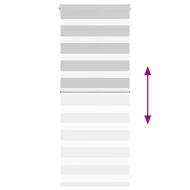 Зеброва щора 55x100 см Ширина на плата 50,9 см Полиестер