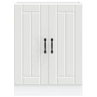 Шкаф за мивка, Lucca, бял, инженерно дърво