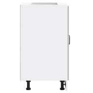 Шкаф за мивка, Lucca, бял, инженерно дърво