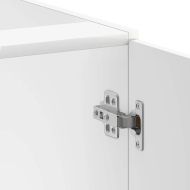 Шкаф за мивка, Lucca, бял, инженерно дърво