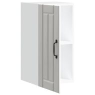 Кухненски стенен шкаф Lucca, бял гланц, инженерно дърво