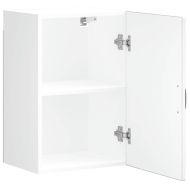 Кухненски стенен шкаф Lucca, бял, инженерно дърво