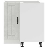 Кухненски ъглов шкаф Lucca, бетонно сив, инженерно дърво