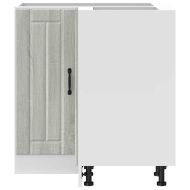 Кухненски ъглов шкаф Lucca, сив сонома, инженерно дърво