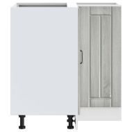 Кухненски ъглов шкаф Lucca, сив сонома, инженерно дърво