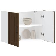 Кухненски стенен шкаф Lucca, кафяв дъб, инженерно дърво