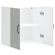 Кухненски стенен шкаф Lucca, бял, инженерно дърво