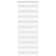 Зеброва щора бял 60x150 см ширина на плата 55,9 cm полиестер