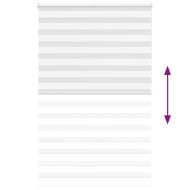 Зеброва щора бял 140x230 см ширина на плата 135,9 см полиестер