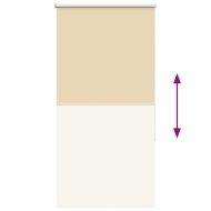 Ролкова щора Blackout Бежова 85x150 cm Ширина на плата 80,7 cm