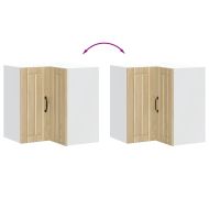 Кухненски стенен ъглов шкаф Porto, дъб сонома, инженерно дърво