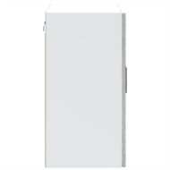 Кухненски стенен шкаф със стъклена врата Porto сив сонома