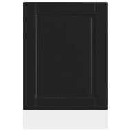 Панел за съдомиялна машина, Porto, черен, инженерно дърво