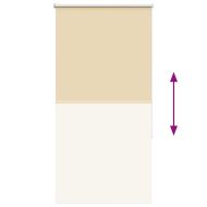 Ролкова щора Blackout Бежова 85x175 cm Ширина на плата 80,7 cm