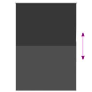 Ролетна щора Blackout Black 95x150 cm Ширина на плата 90,7 cm