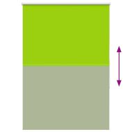 Ролкова щора Blackout Зелени листа 110x150 cm Ширина на плата