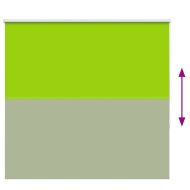 Ролкова щора Blackout Зелени листа 155x150 cm Ширина на плата