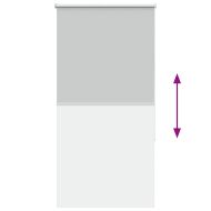 Ролкова щора Blackout Светло сиво 75x175 cm Ширина на плата