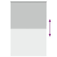 Ролкова щора Blackout Светло сиво 145x210 cm Ширина на плата