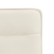 Трапезни столове, 2 бр, кремави, кадифе