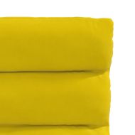 Трапезни столове, 6 бр, жълти, кадифе