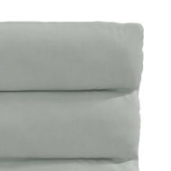 Трапезни столове, 6 бр, светлосиви, кадифе