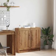 Библиотека, дъб артизан, 82,5x30,5x80 см, инженерно дърво