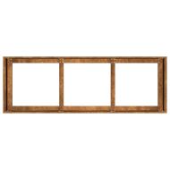 Кашпа, ръждива, 120x40x40 см, патинираща стомана