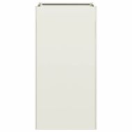 Кашпа, бяла, 40x40x80 см, студеновалцувана стомана