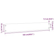 Краища за тревни площи 10 бр. маслиненозелени 10x103 cm