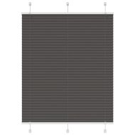 Плисирана щора черна 110x100 cm Ширина на плата 109,4 cm
