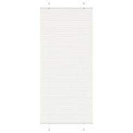 Плисирана щора Бяла 95x200 cm Ширина на плата 94,4 cm Полиестер