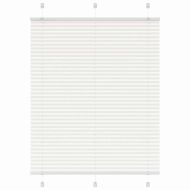 Плисирана щора Бяла 110x100 cm Ширина на плата 109,4 cm