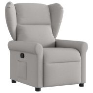 Recliner Chair Cloud Grey Fabric