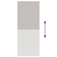 Ролетна щора за баня 100x240 см Ширина на плата 96 см