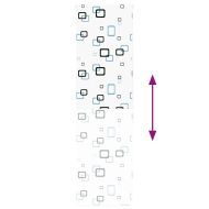 Ролетна щора за баня 70x240 см Ширина на плата 66 см