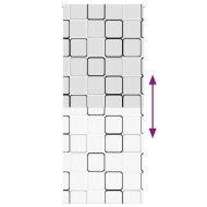 Ролетна щора за баня 110x240 см Ширина на плата 106 см