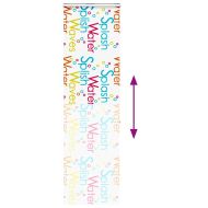 Ролетна щора за душ с касета 80x240 см Ширина на плата 76 см