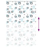 Ролетна щора за душ с касета 160x240 см Ширина на плата 156 см