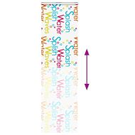 Ролетна щора за душ с касета 60x240 см Ширина на плата 56 см